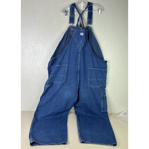 Liberty Men 54x30 (Actual 26.5" L ) Overalls Denim Workwear Farmer Mechanic EUC - Picture 7 of 7